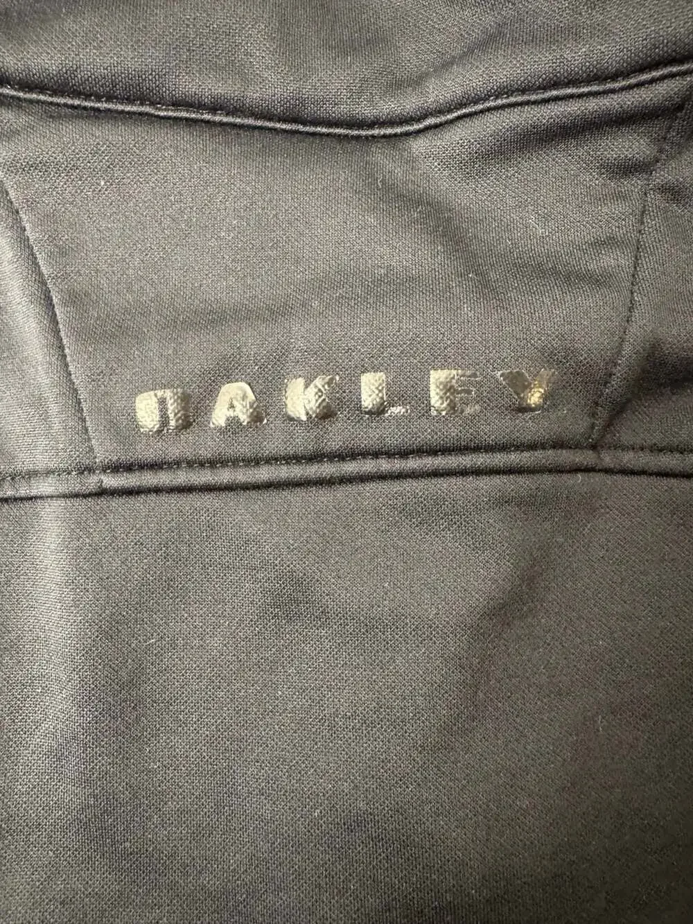 Oakley Black Quarter Zip Pullover Sweatshirt Size L